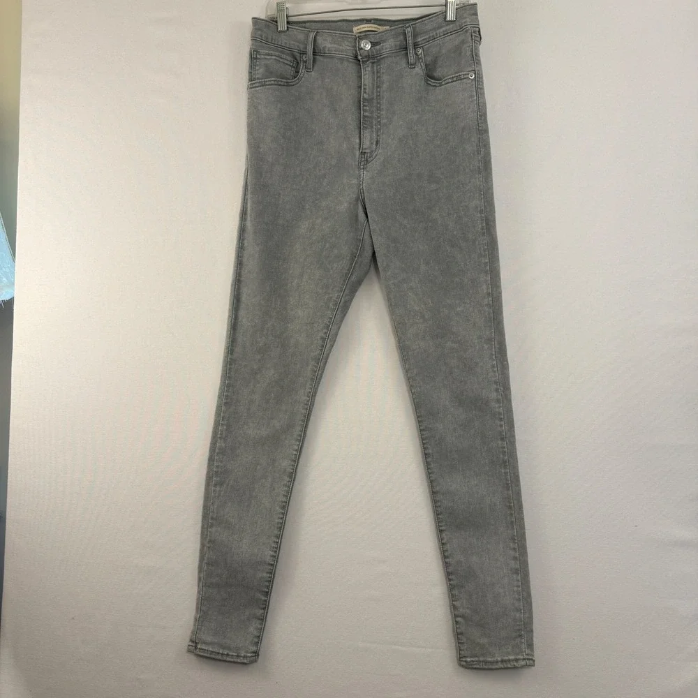 Levi's Mile High Super Skinny‎ Grey Wash Jeans Men's Size 32